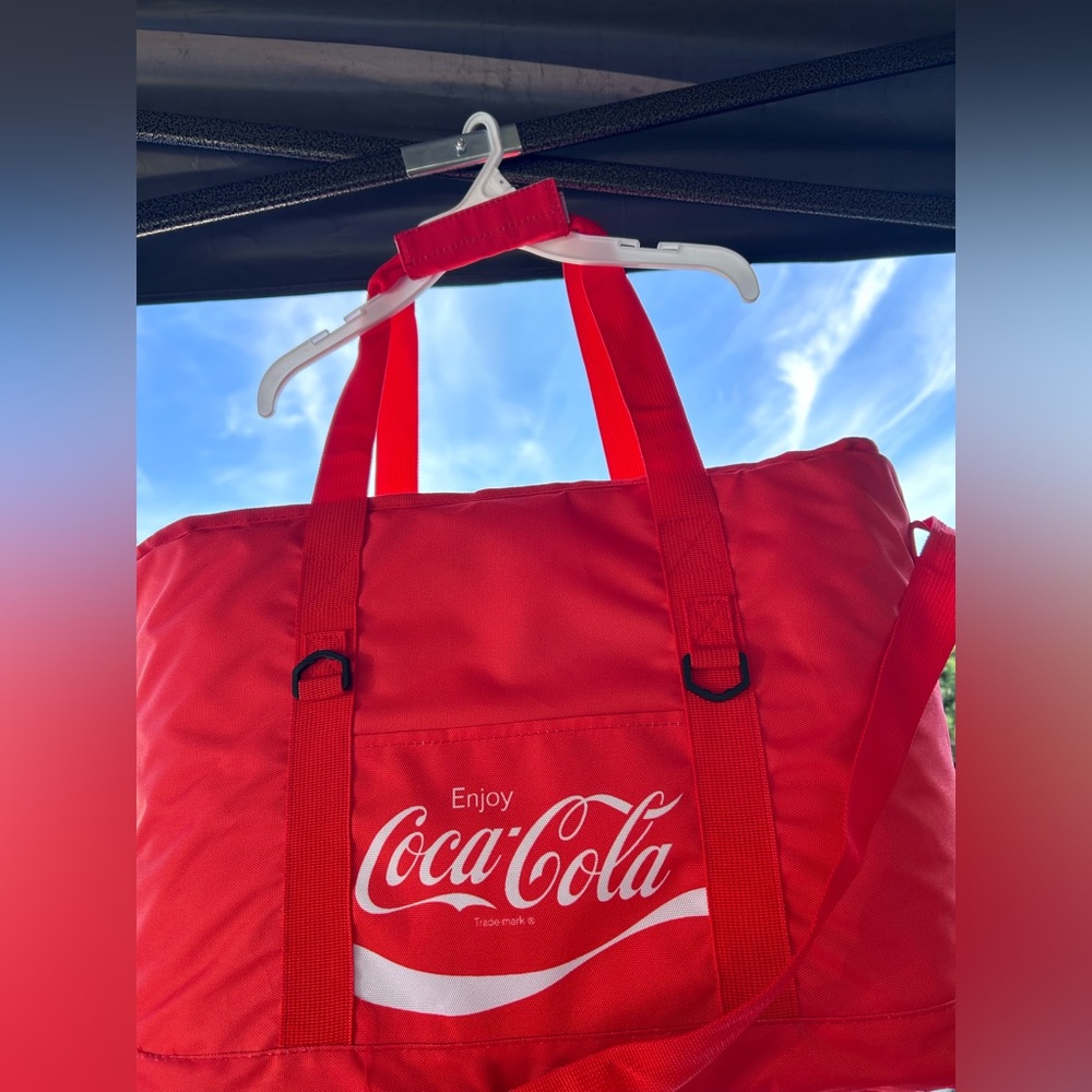 Coca-Cola Bright Red Canvas Logo Carryall